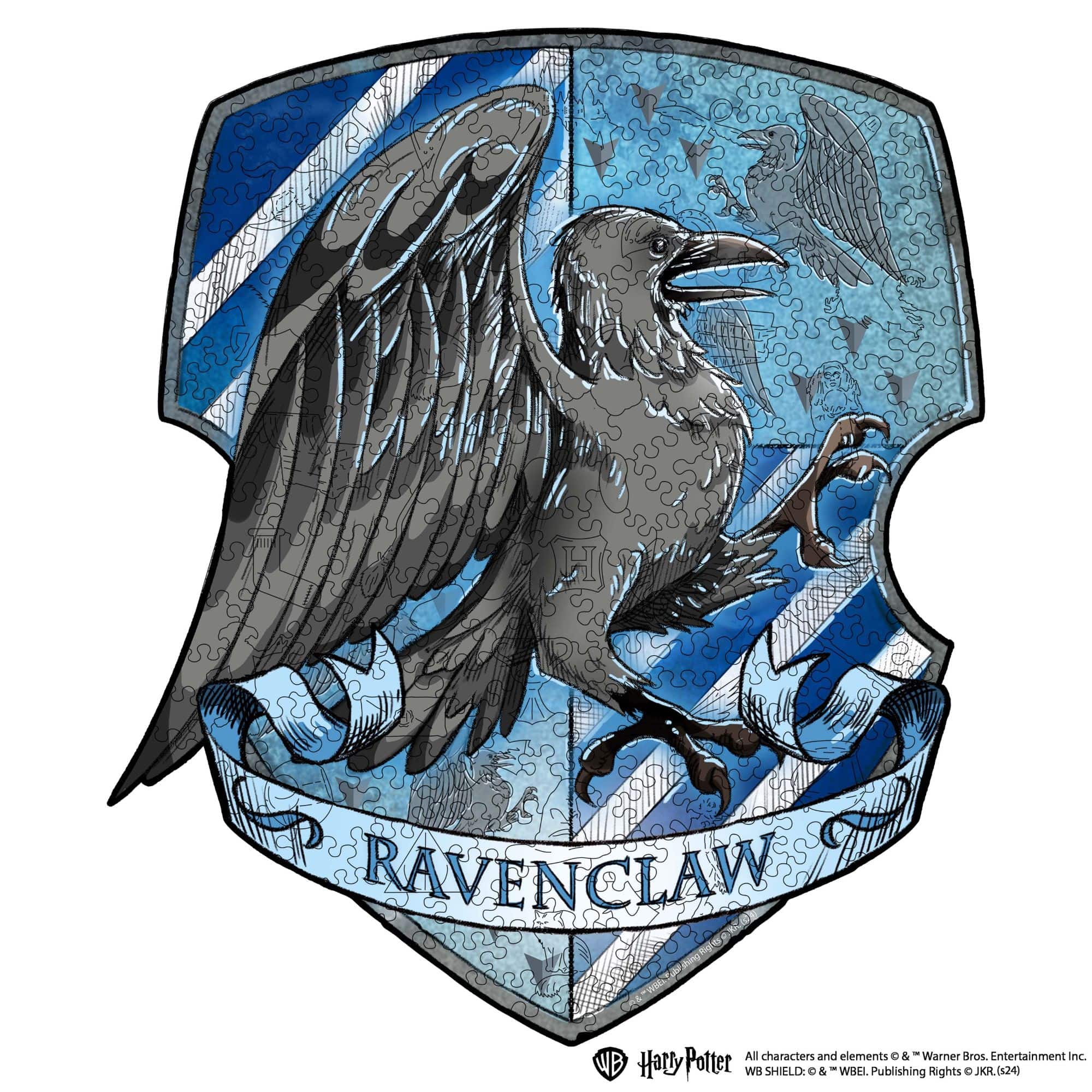 Wooden jigsaw puzzle Harry Potter Ravenclaw™ Crest - Woods Story