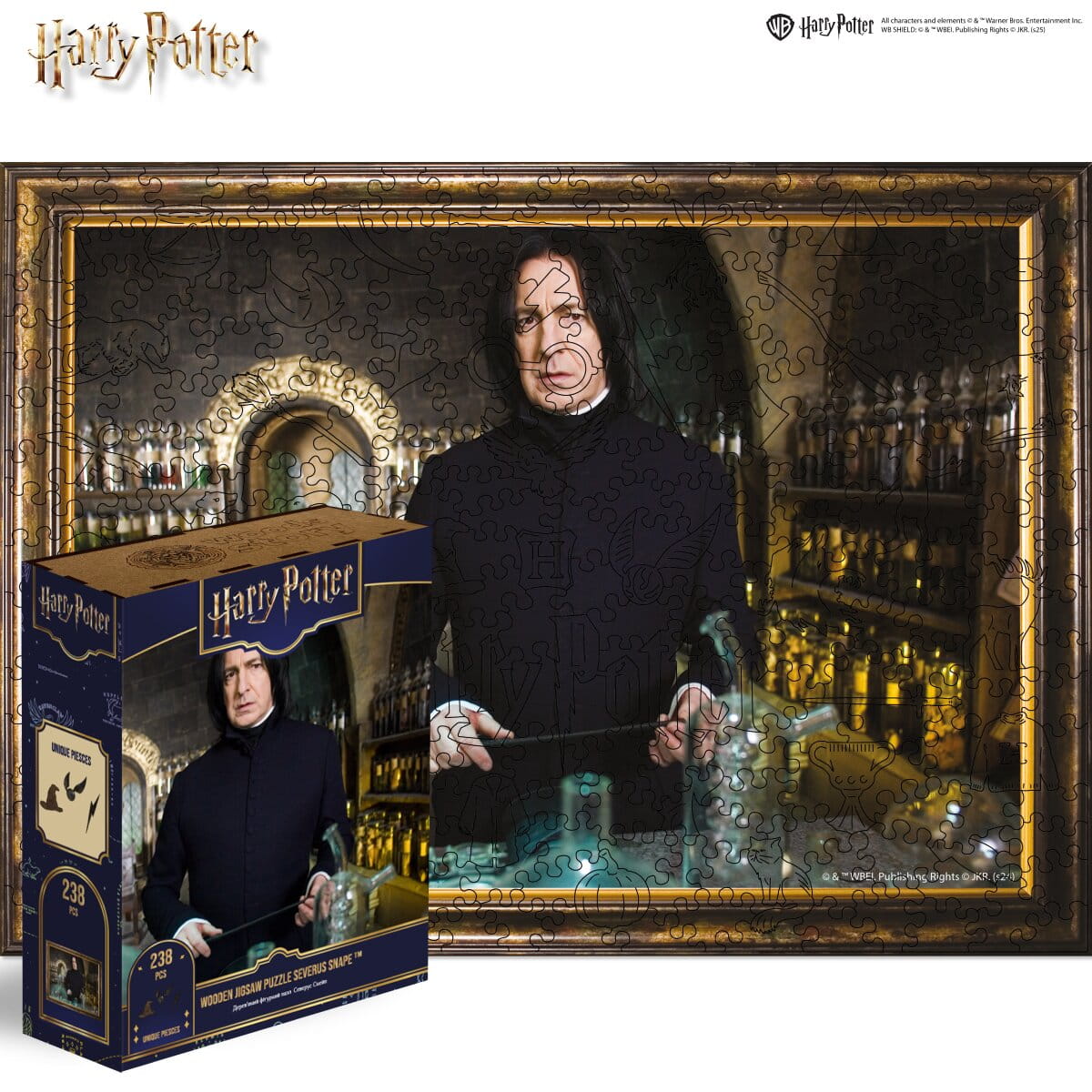 Wooden jigsaw puzzle Harry Potter Severus Snape™ - Woods Story