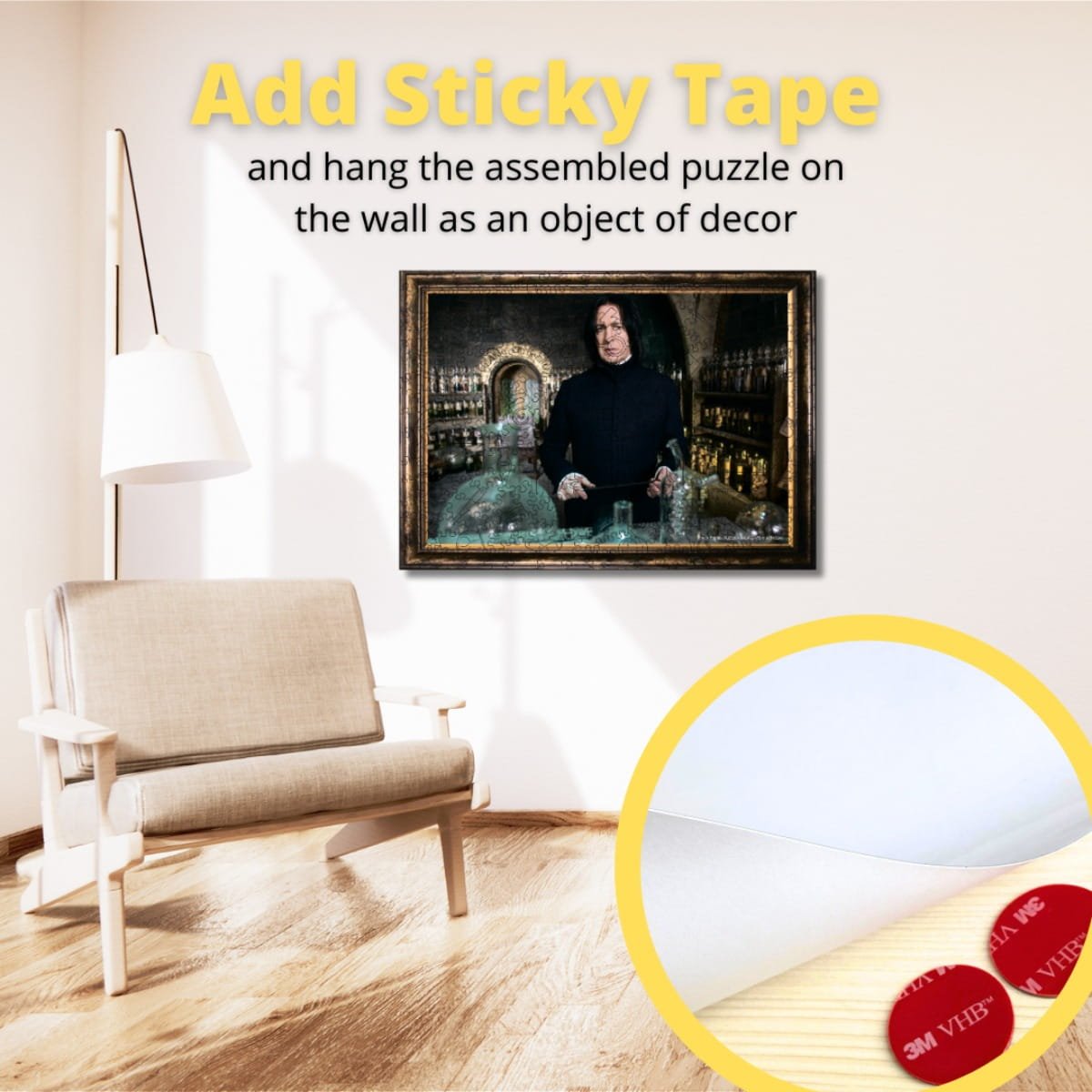 Wooden jigsaw puzzle Harry Potter Severus Snape™ - Woods Story