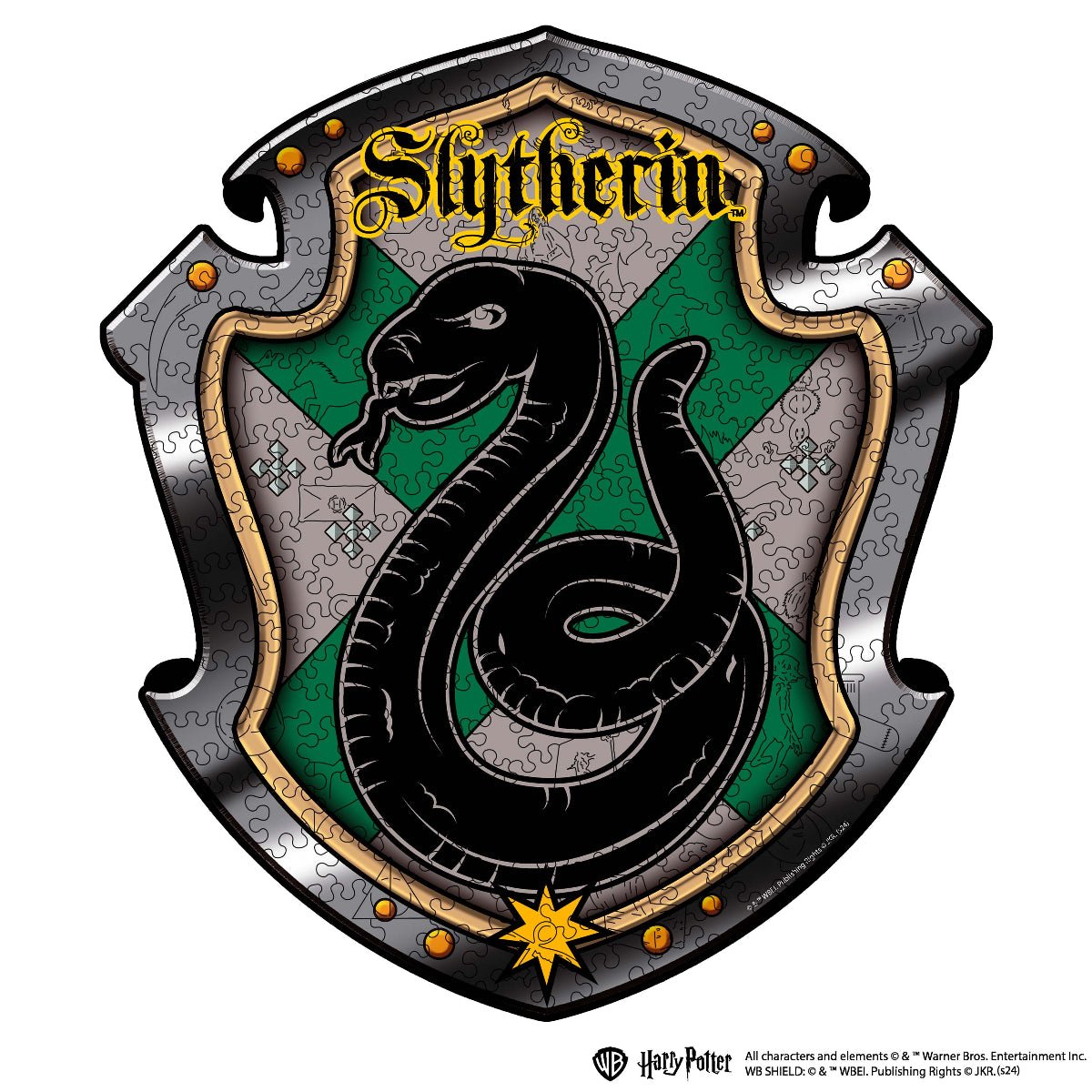 Wooden jigsaw puzzle Harry Potter Slytherin™ - Woods Story