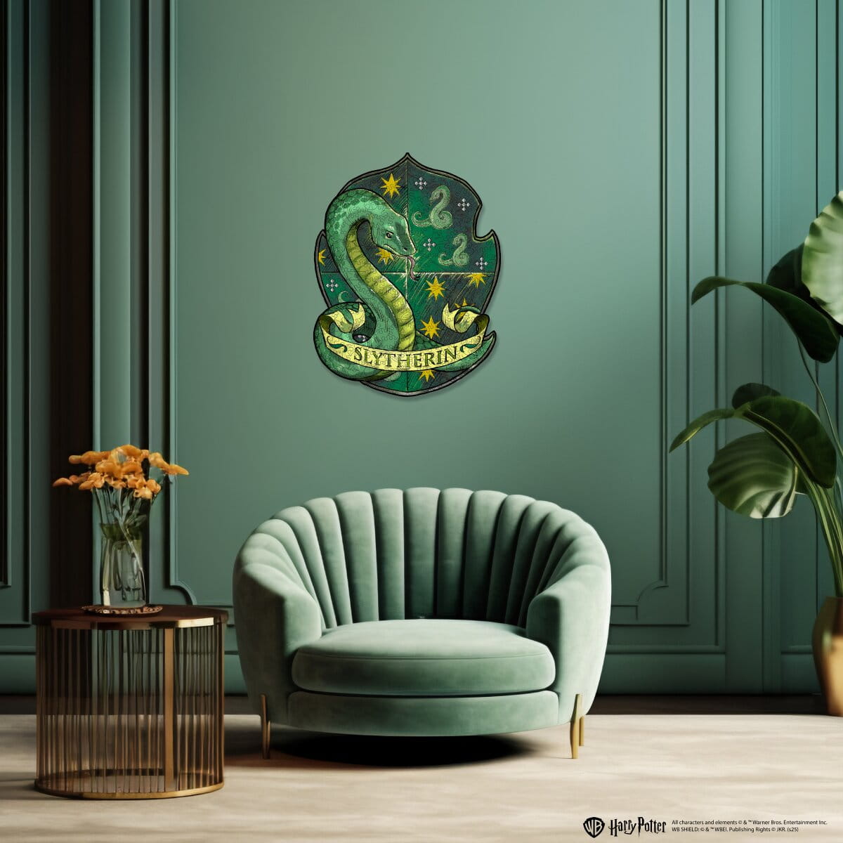 Wooden jigsaw puzzle Harry Potter Slytherin™ Crest - Woods Story