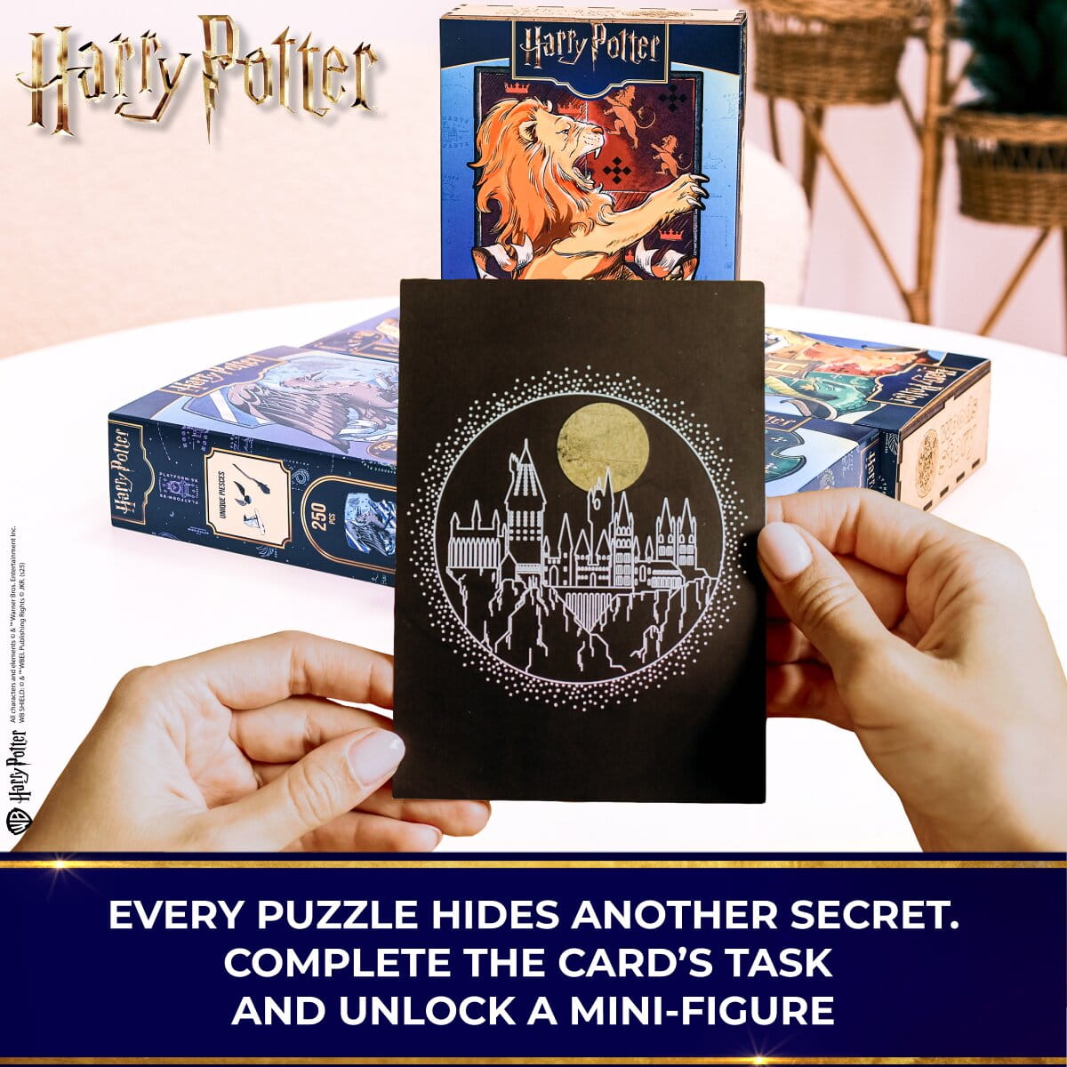 Wooden jigsaw puzzle Harry Potter Slytherin™ Crest - Woods Story