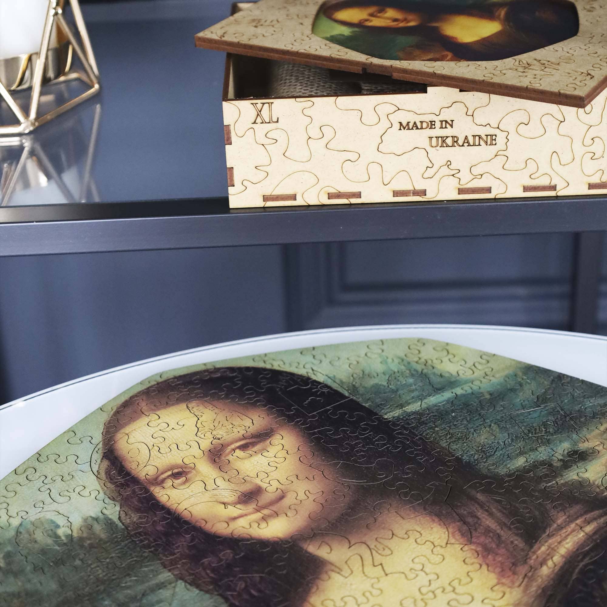 Wooden Jigsaw Puzzle Mona Lisa (Leonardo da Vinci) - Woods Story
