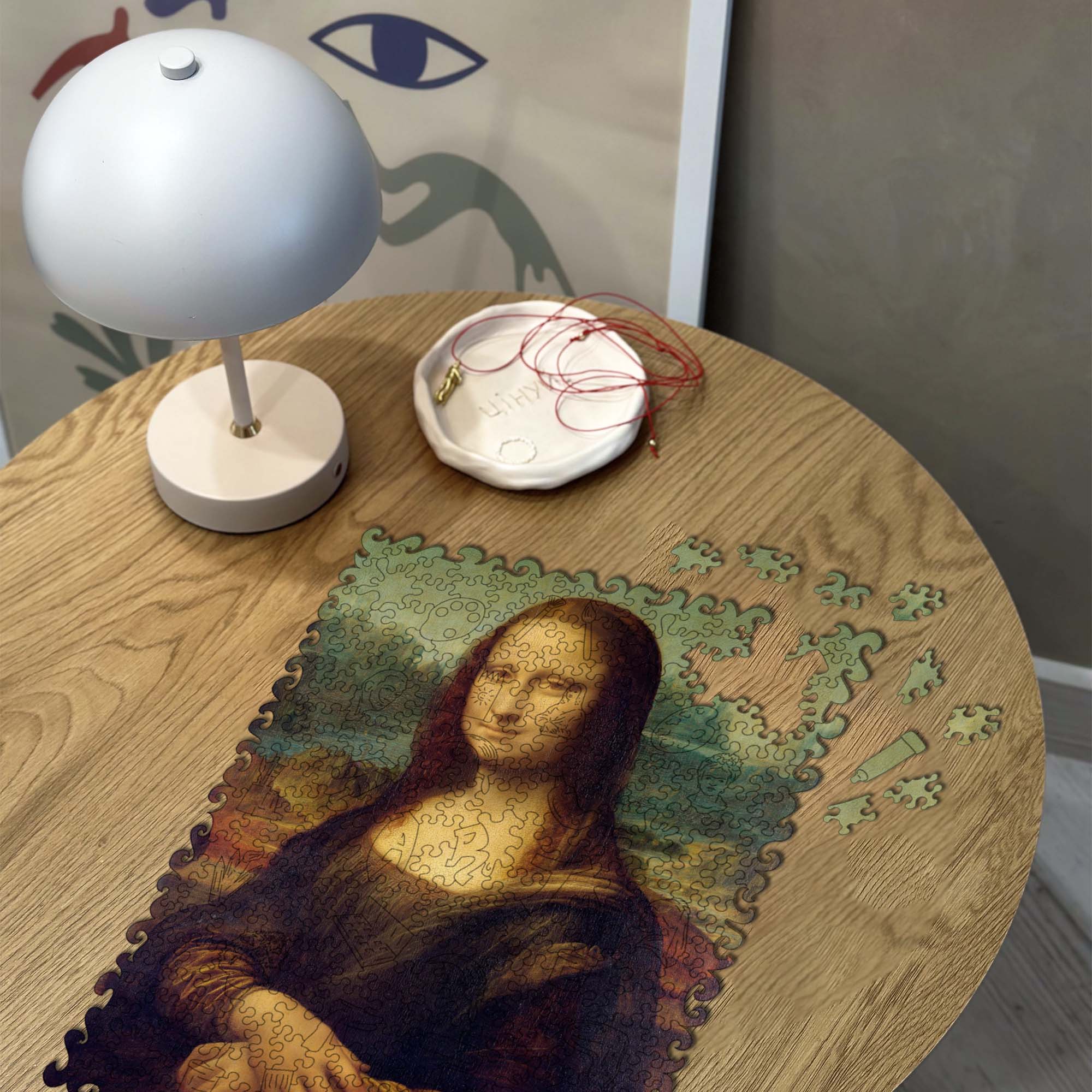 Wooden Jigsaw Puzzle Mona Lisa (Leonardo da Vinci) - Woods Story