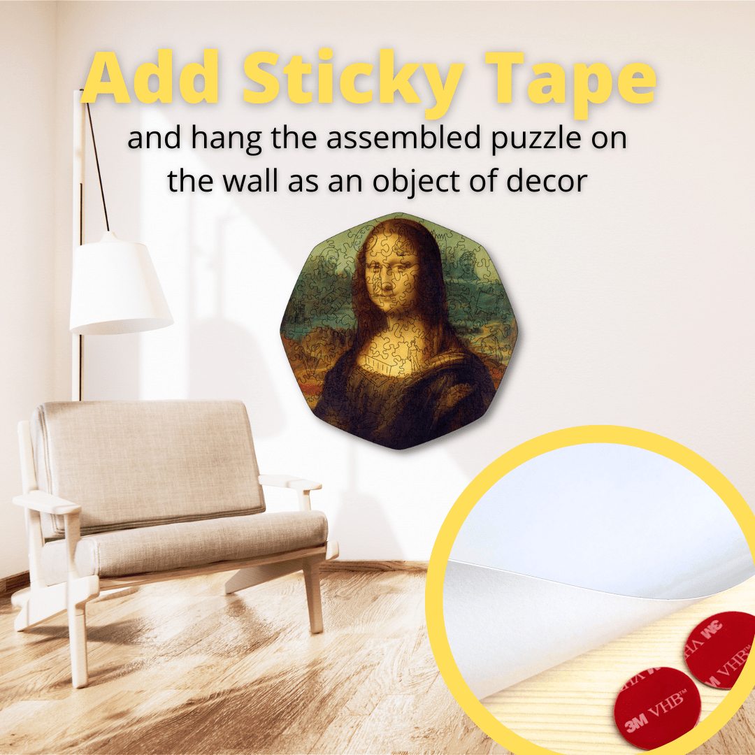 Wooden Jigsaw Puzzle Mona Lisa (Leonardo da Vinci) - Woods Story