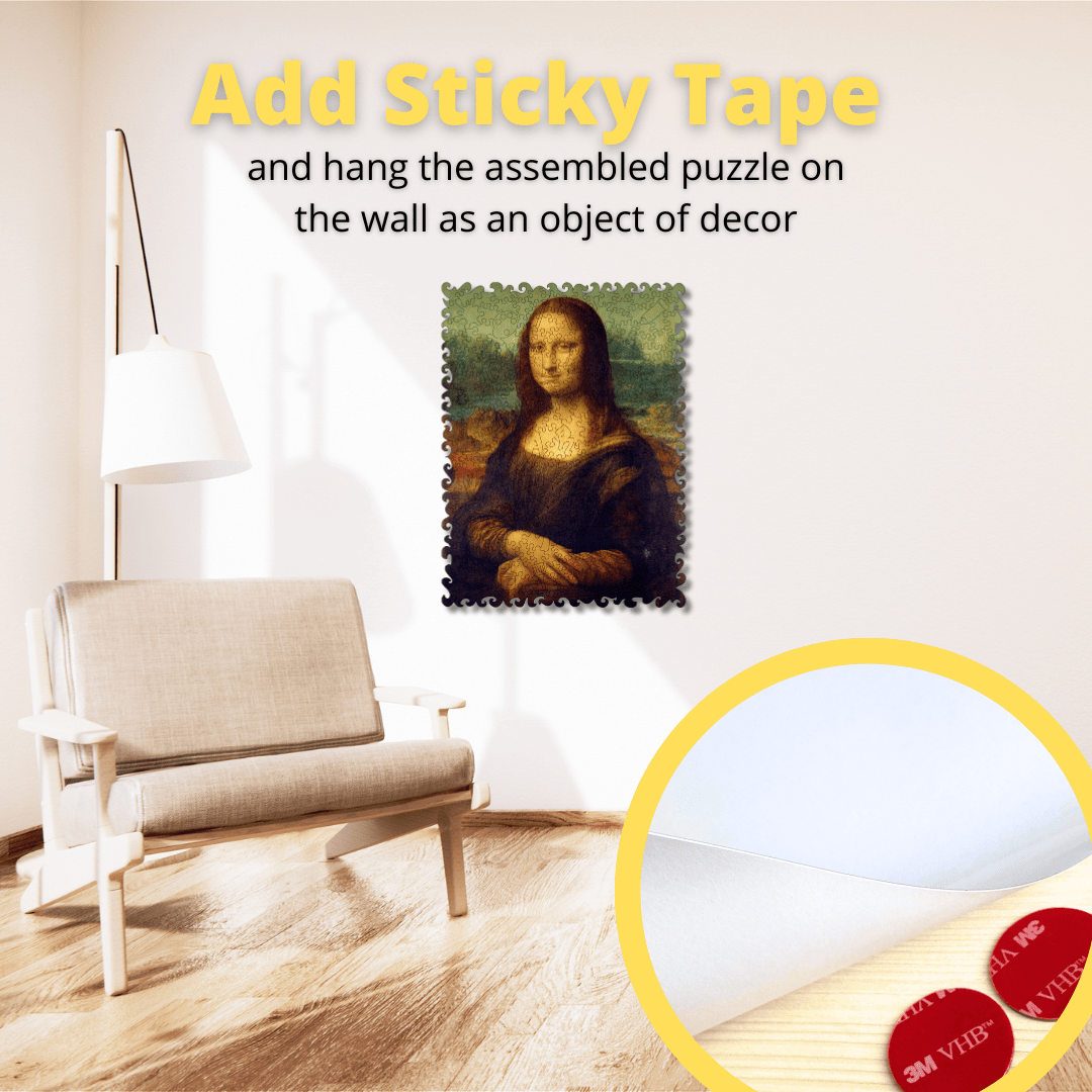 Wooden Jigsaw Puzzle Mona Lisa (Leonardo da Vinci) - Woods Story