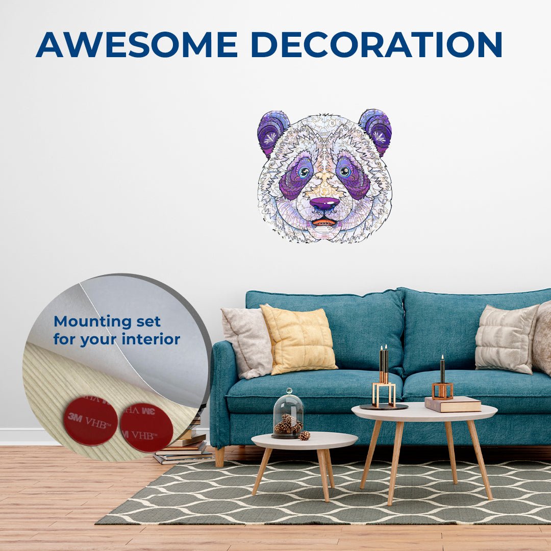 Wooden Jigsaw Puzzle Panda - Woods Story