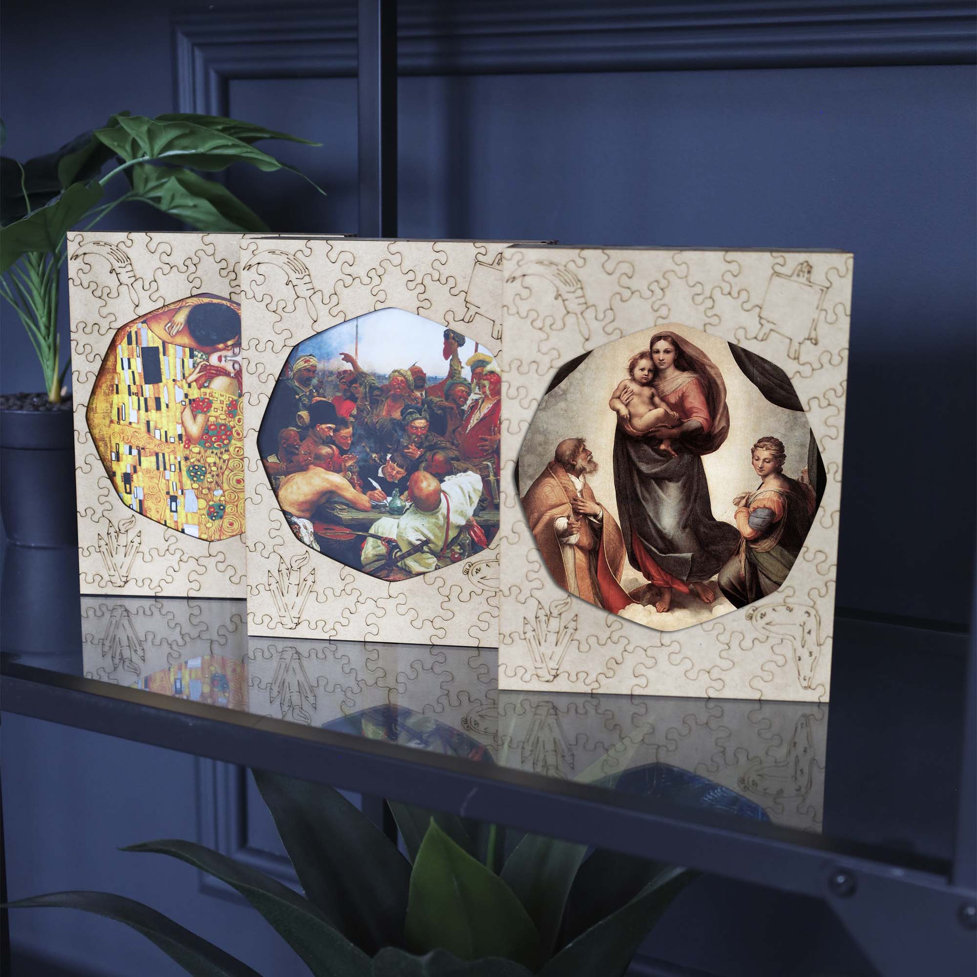 Wooden Jigsaw Puzzle Sistine Madonna (Raphael Santi) - Woods Story