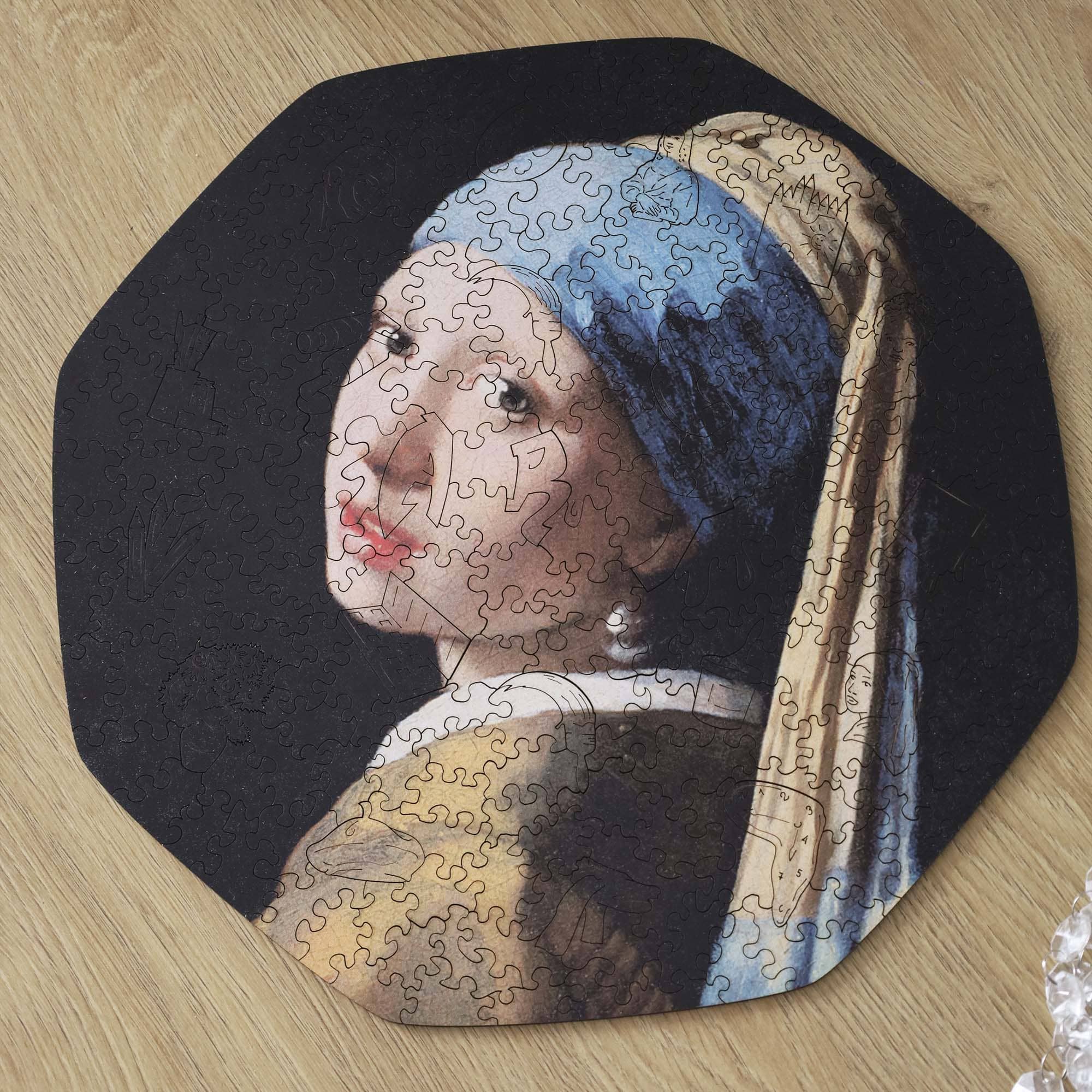 Wooden Jigsaw Puzzle The Girl With The Pearl Earring (Johannes Vermeer) - Woods Story
