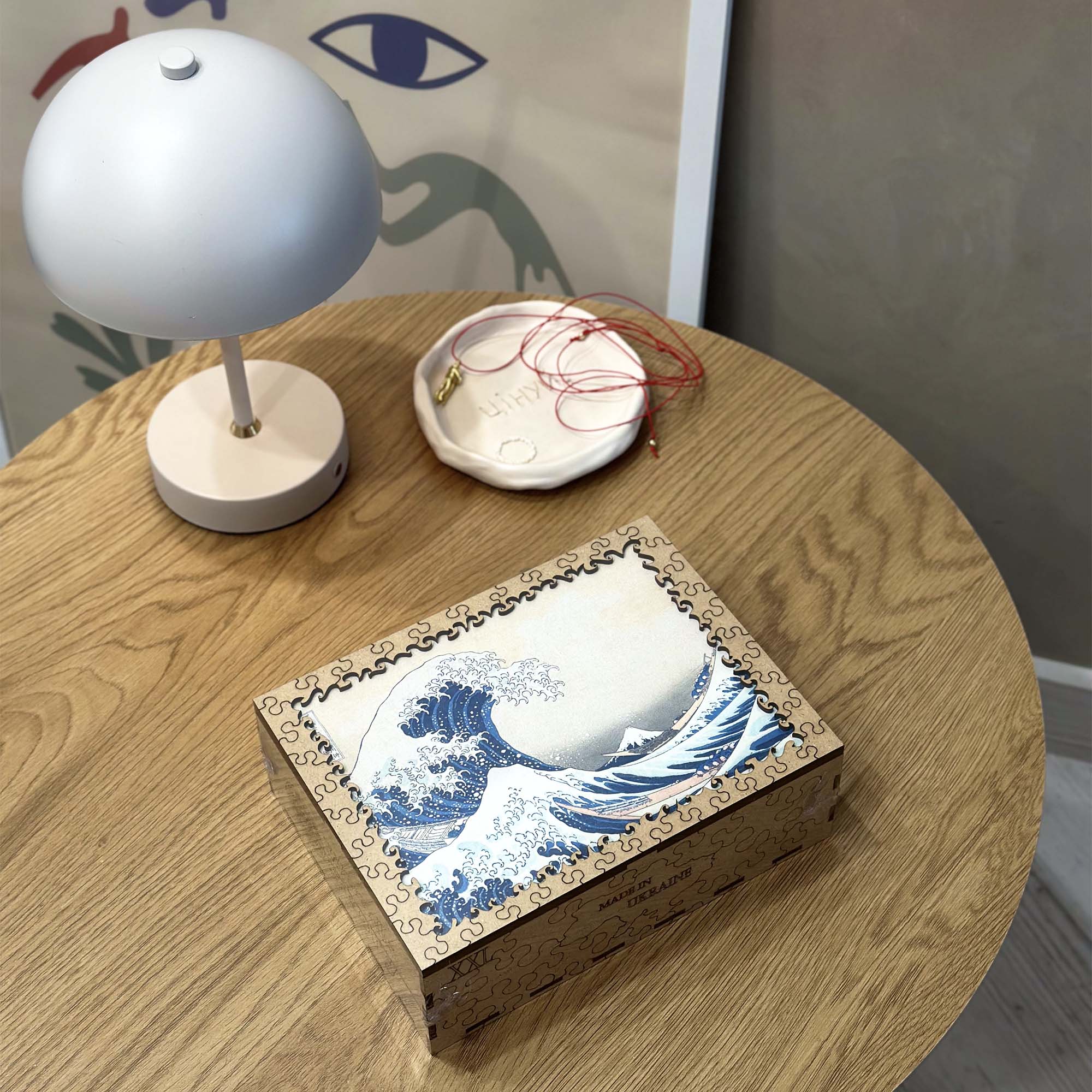 Wooden Jigsaw Puzzle The Great Wave Off Kanagawa (Hokusai) - Woods Story
