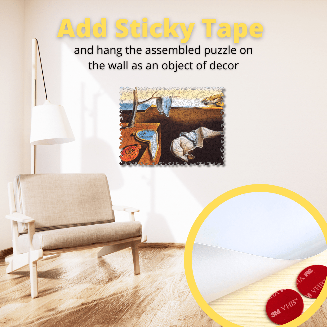 Wooden Jigsaw Puzzle The Persistence of Memory (Salvador Dali) - Woods Story
