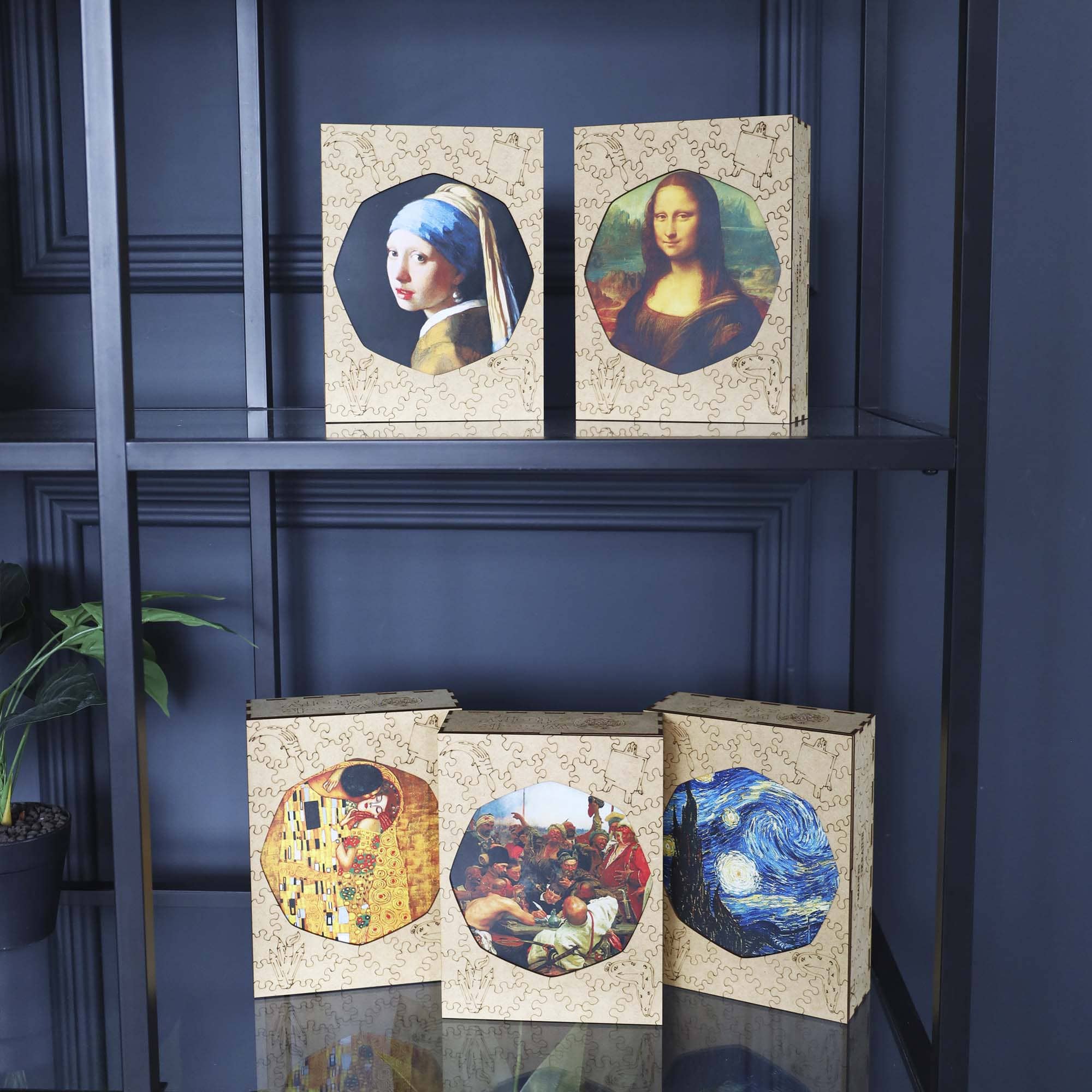 Wooden Jigsaw Puzzle The Starry Night (Vincent van Gogh) - Woods Story