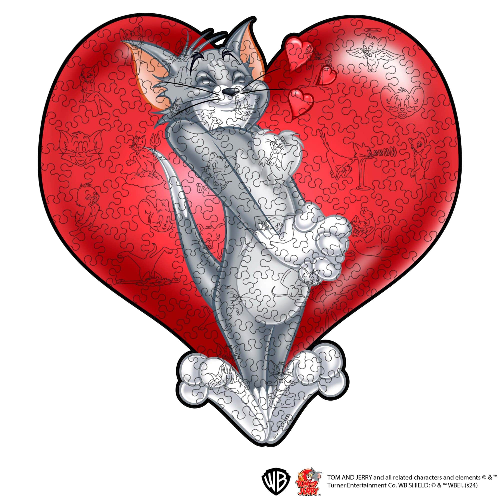 Heart of Love Puzzle | Tom & Jerry™ by WOODS STORY®