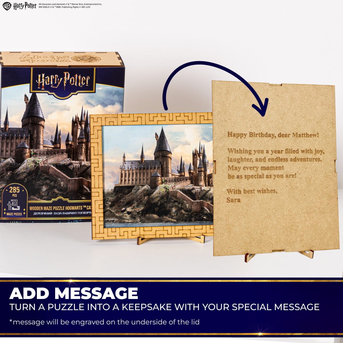 Wooden Maze Puzzle Harry Potter™ Hogwarts Castle - Woods Story