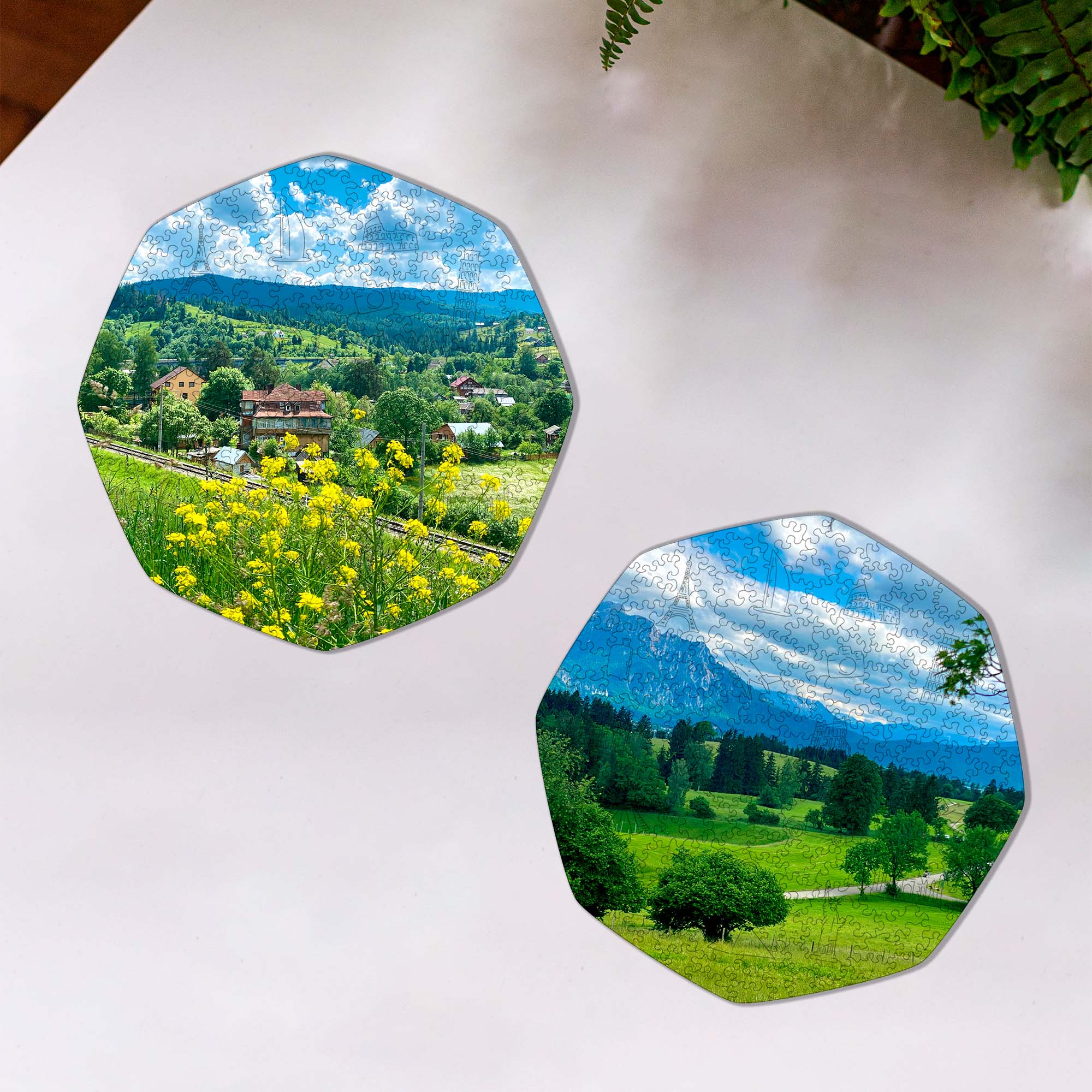 Wooden Jigsaw Puzzle Carpathians