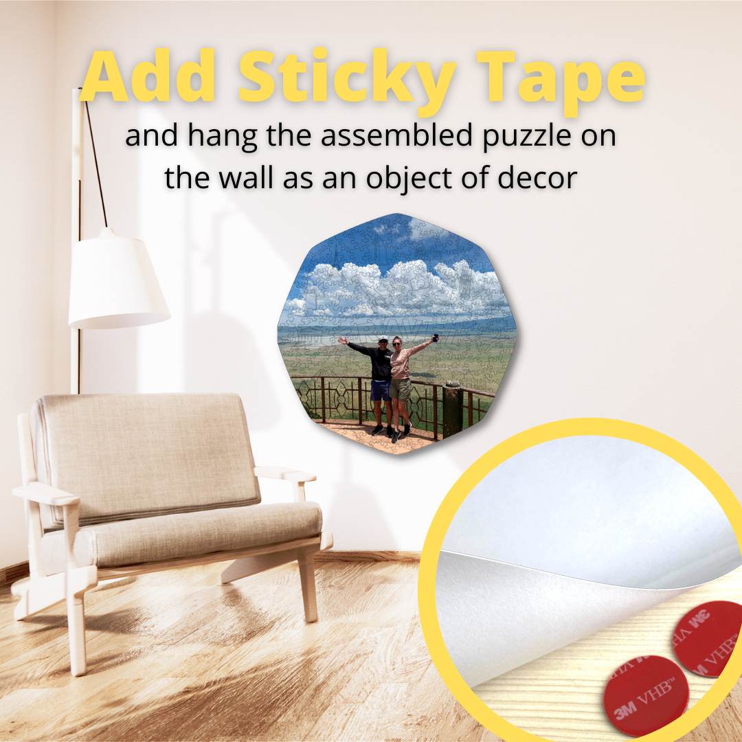 Custom Wooden Jigsaw Puzzle Travel