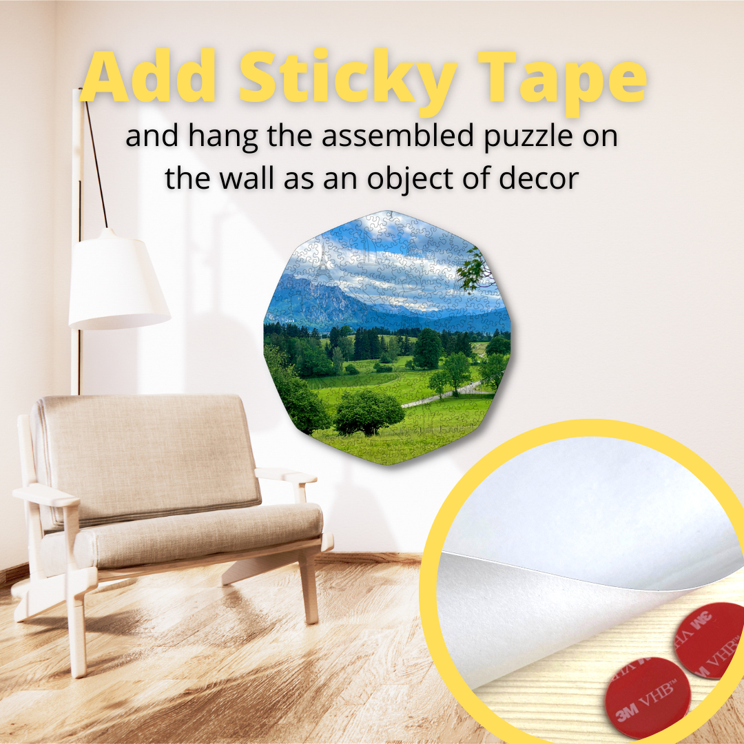 Wooden Jigsaw Puzzle Alpine nature