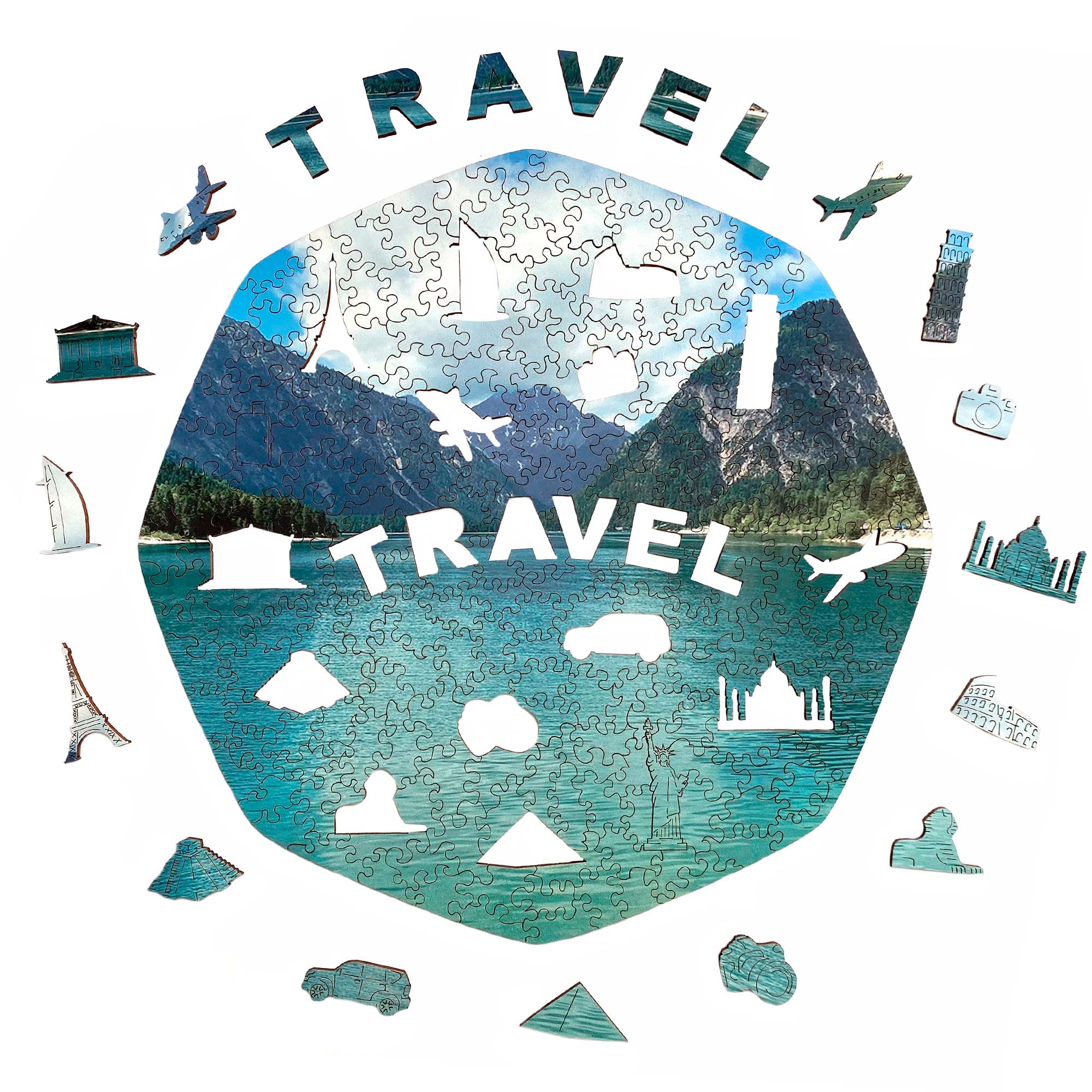 Custom Wooden Puzzle - Travel - Woods Story